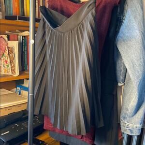 SHEIN Black Pleated Mini Skirt